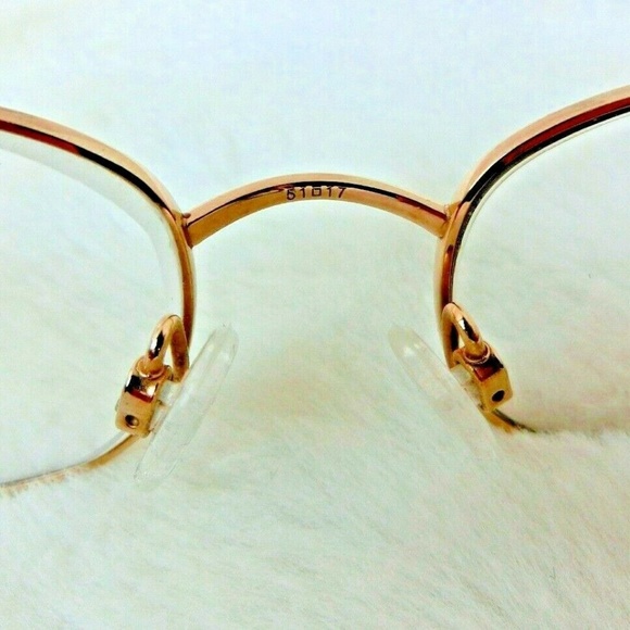 Charmant Eyeglasses Pure Titanium Gold Pink Frames - Picture 6 of 8